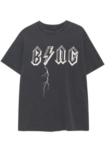 ANINE BING Bing Bolt cotton T-shirt - Nero