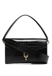 ANINE BING Borsa a spalla Colette effetto coccodrillo - Nero