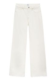 ANINE BING Jeans Hugh a gamba ampia - Bianco