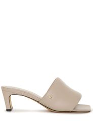 ANINE BING Skyler block-heel sandals - Toni neutri