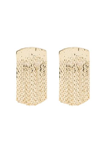 yellow gold-plated fil d'or single earring