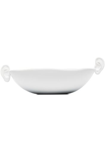 white Noise ceramic bowl