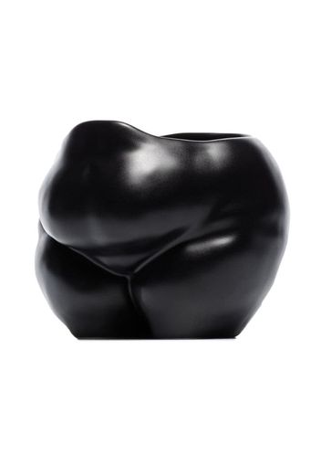 black Popotelée ceramic pot