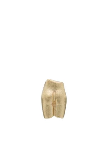 9K yellow gold derrière earring