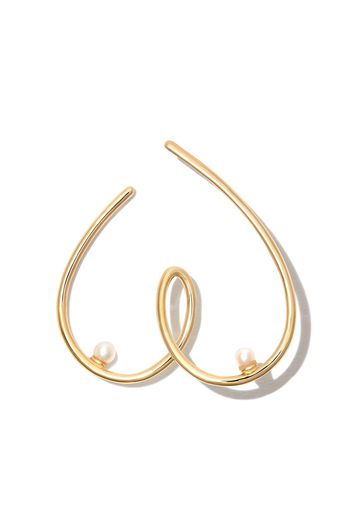 Anissa Kermiche 14kt yellow gold Free The Nip pearl earring - Oro