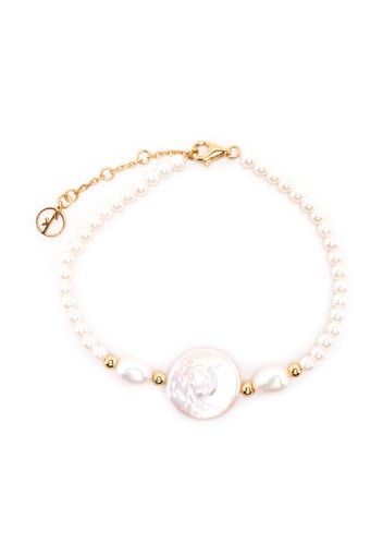 Anissa Kermiche Caviar Pebble freshwater pearl bracelet - Bianco