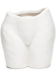 Anissa Kermiche Popotin curved vase - Bianco