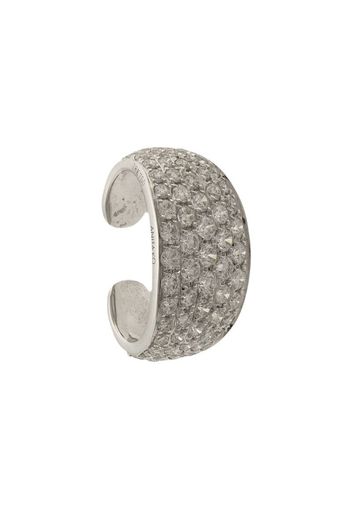 Ear cuff Galaxy in oro bianco 18kt con diamante