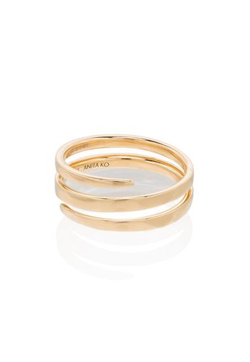 18K yellow gold Coil ring