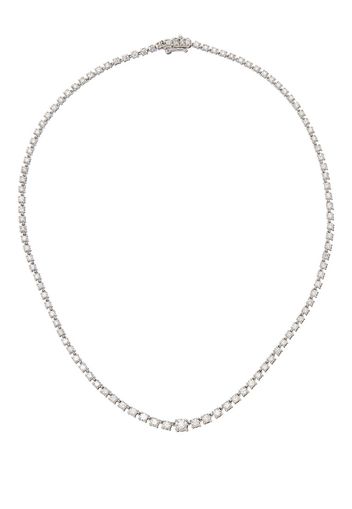 Anita Ko 18kt white gold gradient rope necklace - Argento