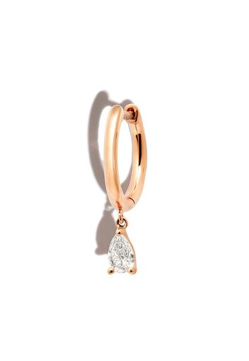 Anita Ko 18kt rose gold diamond huggie earring - Rosa