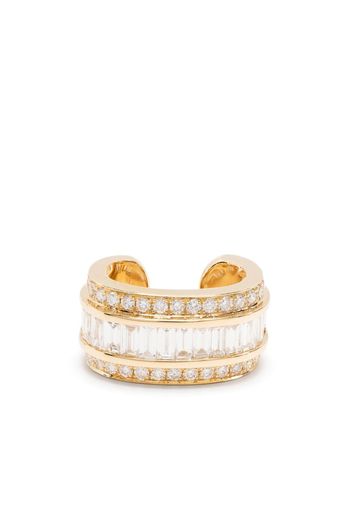 Anita Ko 18kt yellow gold diamond stacked ear cuff - Oro