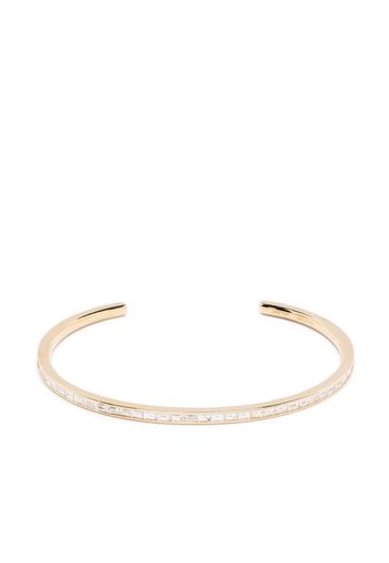 Anita Ko 18kt yellow gold baguette diamond cuff bracelet - Oro