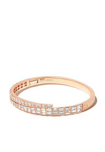 Anita Ko 18kt rose gold Coil diamond bracelet - Rosa