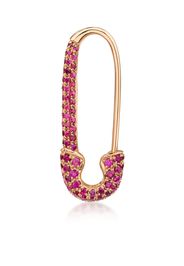 Anita Ko 18K Rose Gold Safety Pin Ruby Earring - Rosa