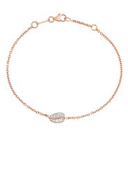 Anita Ko 18K rose gold small palm leaf diamond bracelet - Rosa