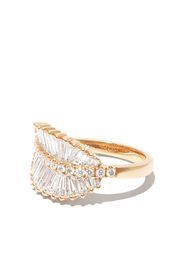 Anita Ko 18kt yellow gold Palm Leaf diamond ring - Oro