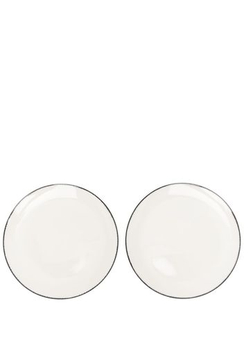 Ann Demeulemeester X Serax Dé porcelain plates (set of two) - Bianco