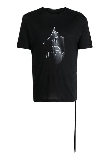 Ann Demeulemeester graphic-print cotton T-shirt - Nero