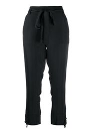 Pantaloni taglio straight crop