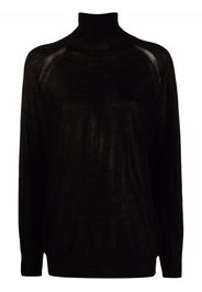 Ann Demeulemeester Maglione a collo alto - Nero