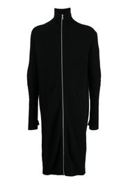 Ann Demeulemeester fine-ribbed wool jacket - Nero