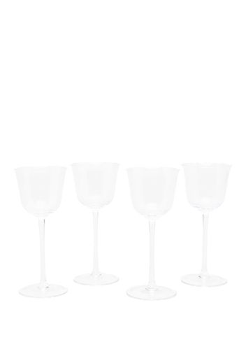 Ann Deumelemeester X Serax pack of four cocktail glasses - Bianco