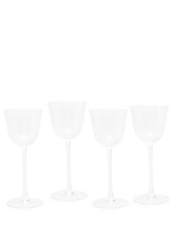 Ann Deumelemeester X Serax pack of six cocktail glasses - Bianco