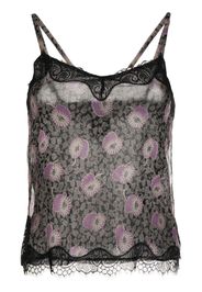 Anna Sui Top a fiori - Multicolore