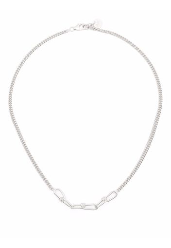 Annelise Michelson wire boyfriend chain necklace - Argento