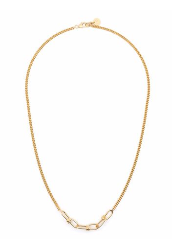 Annelise Michelson Wire boyfriend chain necklace - Oro