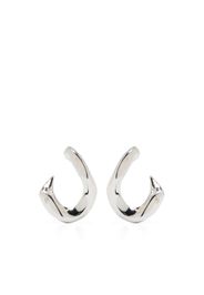 Annelise Michelson Déchainée hoop earrings - Argento