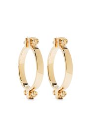 Annelise Michelson screw-motif hoop earrings - Oro