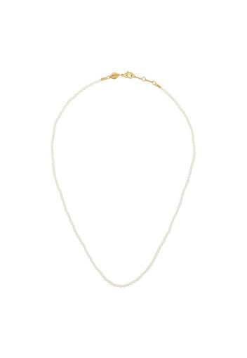 18kt gold-plated Constance beaded necklace