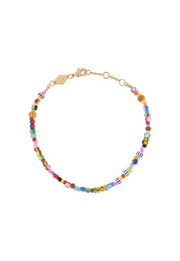 multi-bead rainbow bracelet