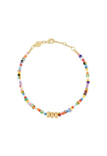 multi-bead rainbow bracelet