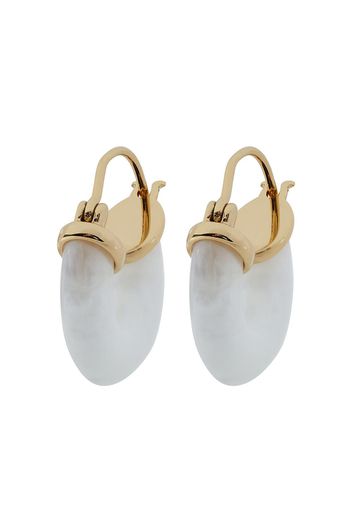 Anni Lu Petit Swell hoop earrings - Bianco