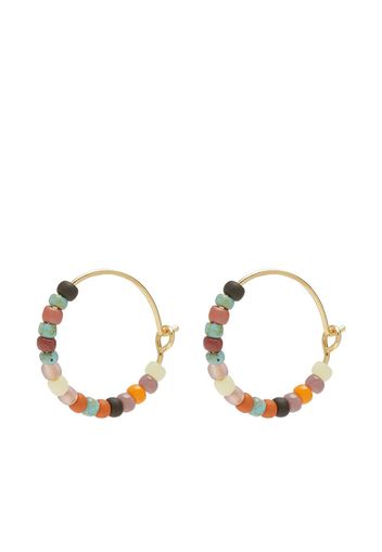 Anni Lu Maya Beach beaded hoop earrings - Oro