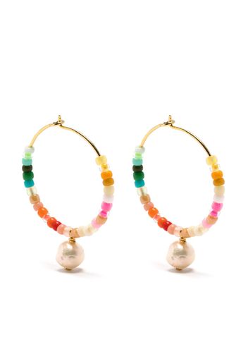 Anni Lu Rainbow Nomad pearl-detail earrings - Multicolore