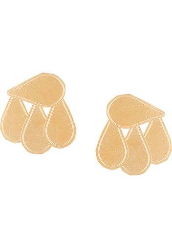 Gold RAJ TRIPLE DROP EARRINGS