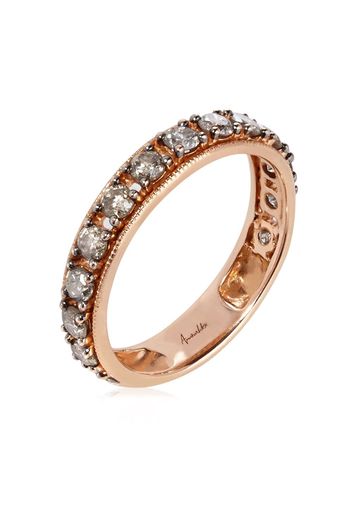 Annoushka Anello Eternity in oro rosa 18kt con diamanti