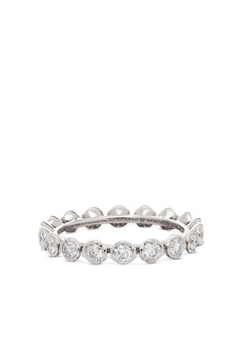 Annoushka 18kt white gold Marguerite diamond eternity ring - Argento