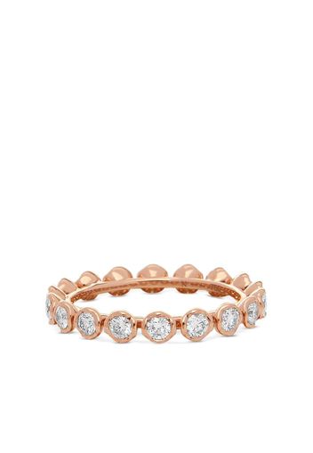 Annoushka Anello Eternity in oro rosa 18kt con diamanti