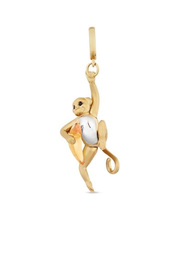 Annoushka Ciondolo Mythology Baby Monkey in oro bianco e giallo 18kt