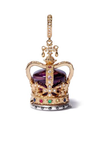 Annoushka Ciondolo Coronation Crown in oro giallo 18kt con diamanti