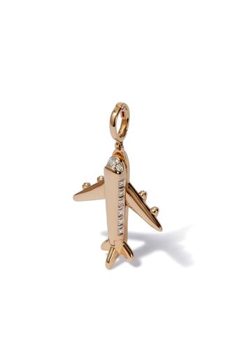 Annoushka Ciondolo Aeroplane Locket in oro giallo 18kt con diamante - Rosa