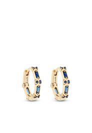 Annoushka 18kt yellow gold sapphire hoop earrings - Oro