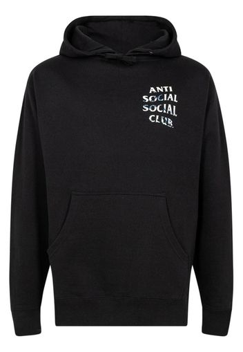 Anti Social Social Club logo-print hoodie - Nero