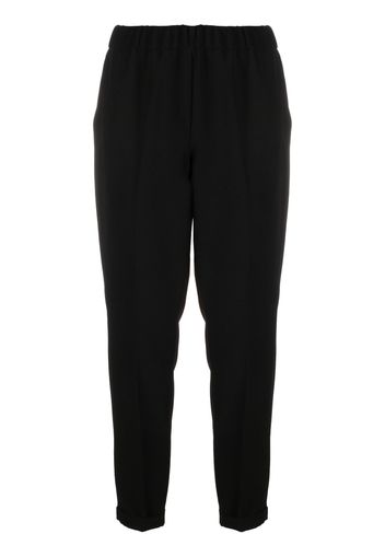 Antonelli slim-fit cropped trousers - 999 BLACK