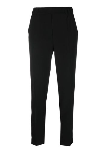 Antonelli cropped tapered trousers - Nero
